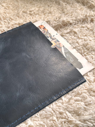 Navy Leather Vinyl Sleeve, keep you precious records safe.